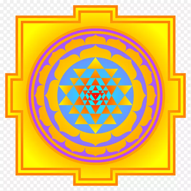 Lakshmi sri yantra mandala Mahadeva-Lakshmi