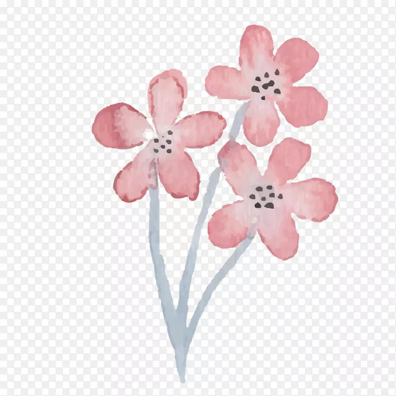 水彩画花卉笔记本设计水彩花笔记本礼品-花