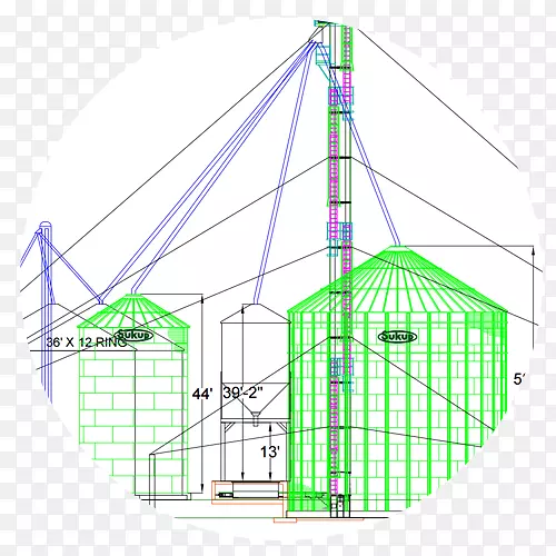 地平线AG系统，lcc筒仓绘制威尔明顿建筑-格拉森系统有限责任公司