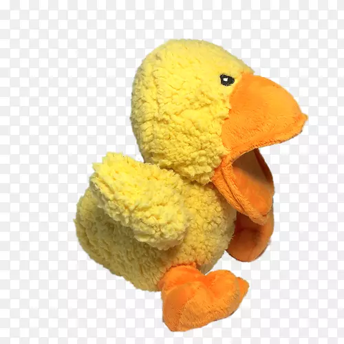 鸭填充动物&可爱的玩具，毛绒，喙，橙色，S.A。-鸭子