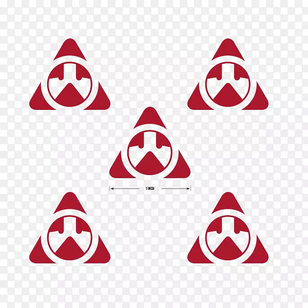 标签Magpul工业标记模切标志-红色爆炸贴纸