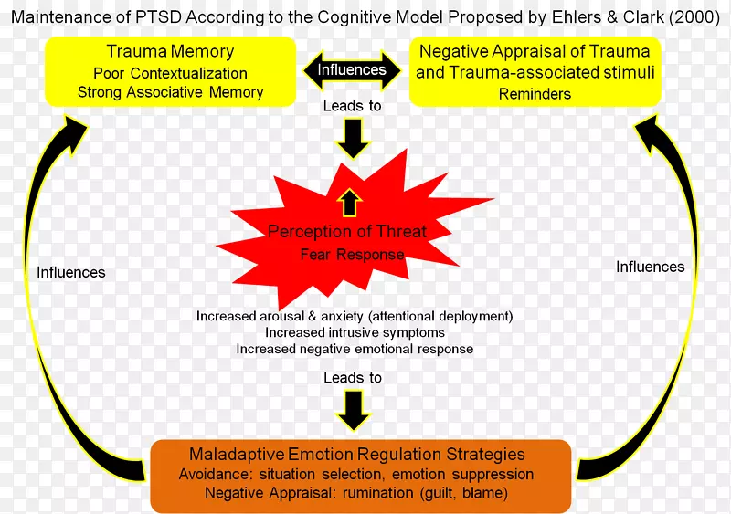 创伤后应激障碍心理创伤认知情感思考