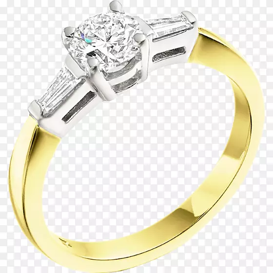 订婚戒指，金结婚戒指