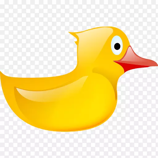 橡胶鸭电脑图标充气鸭子