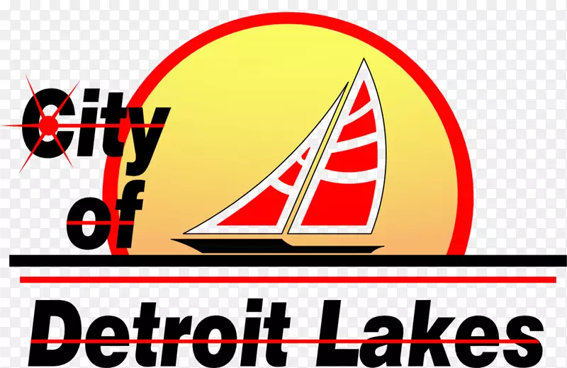 底特律湖徽标剪辑艺术品牌字体