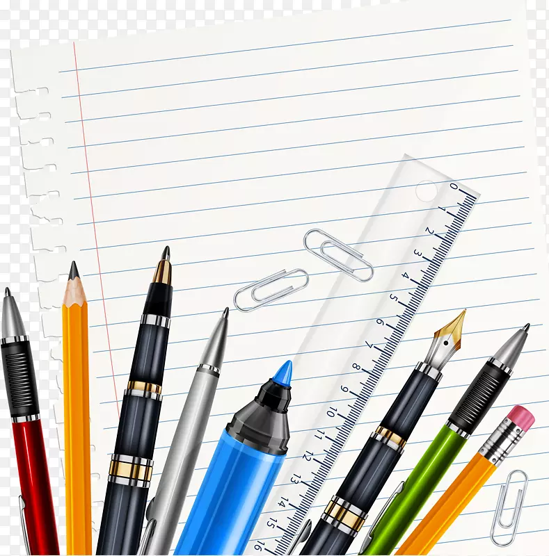 图形插图文具学校摄影-学校