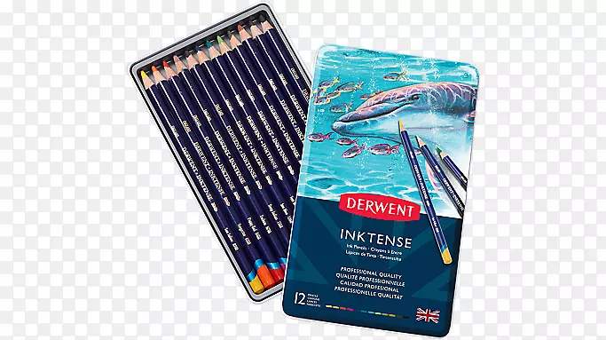 德温特坎伯兰铅笔公司彩色铅笔德万特墨水笔水彩画-铅笔