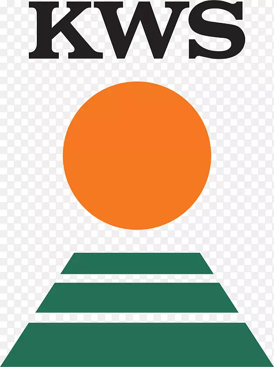 KWS SAAT标志剪辑艺术农业科学品牌