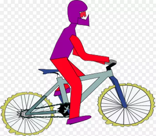 剪贴画：交通图像图形自行车-自行车
