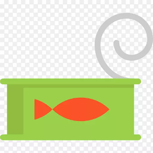电脑图标沙丁鱼作为食品餐厅-针灸徽章