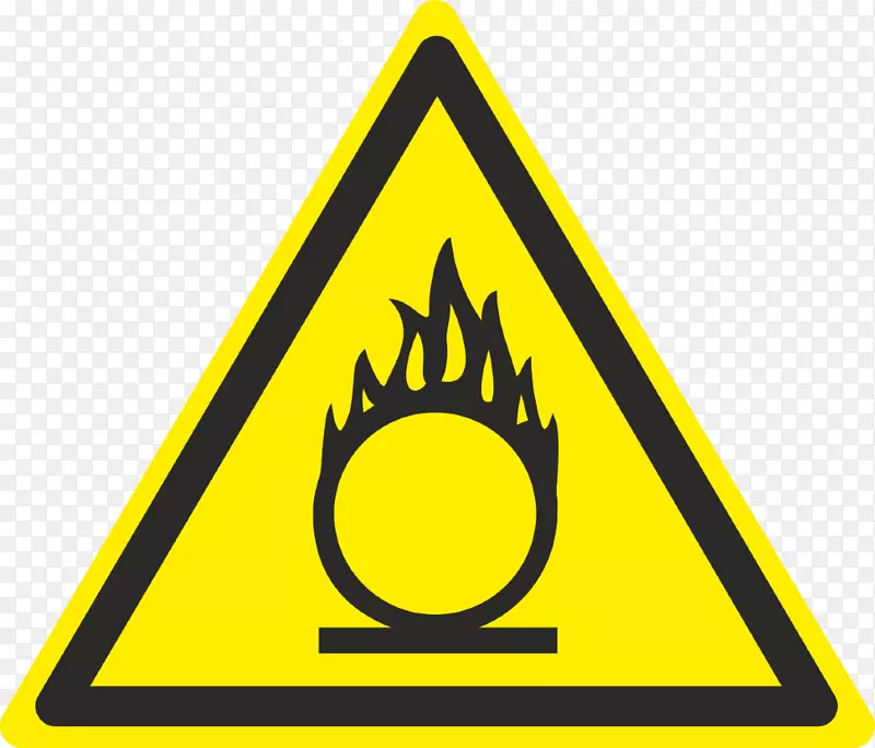 警告标志氧化剂标签-火警危险