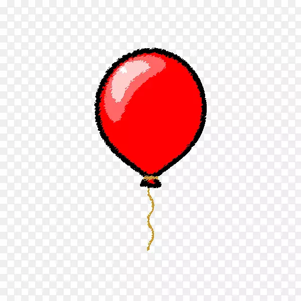 线夹艺术气球点红。m