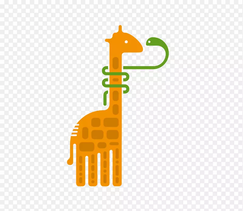 平面设计师徽标插图长颈鹿大卫洛佩兹电影YouTube