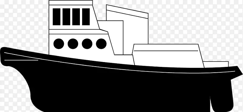 剪贴画货船开敞式船