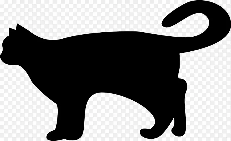 马克斯猫剪贴画png图片胡须国内短发猫-简单的猫形状
