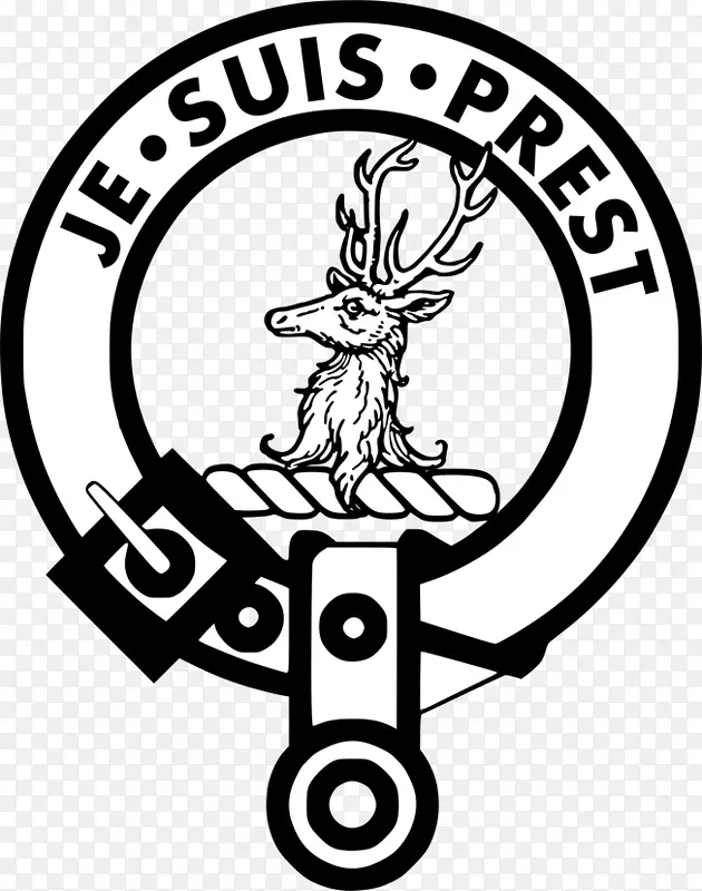 洛瓦特苏格兰部落的弗雷泽家族苏格兰徽章