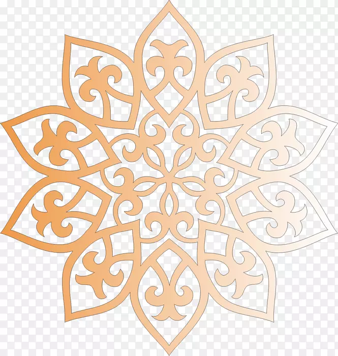 装饰性图形插图模板绘图