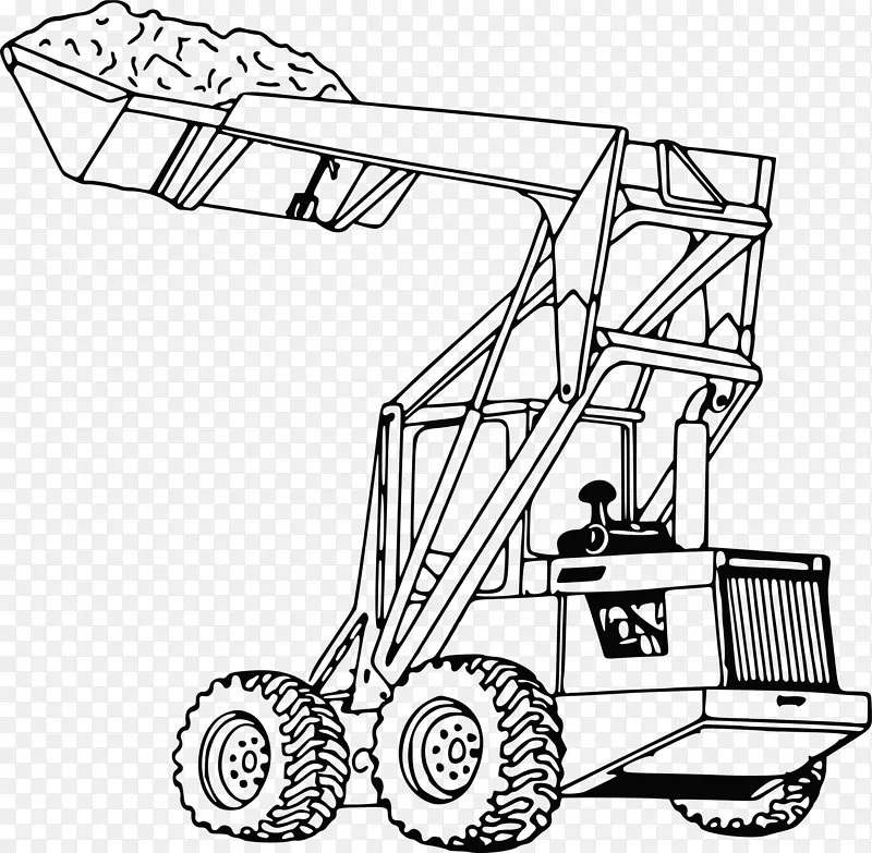 重型机械推土机-拖拉机