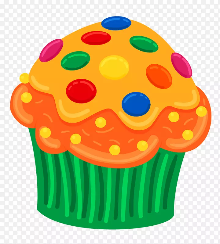 纸杯蛋糕剪贴画图形图像水果蛋糕-Cookie 2b