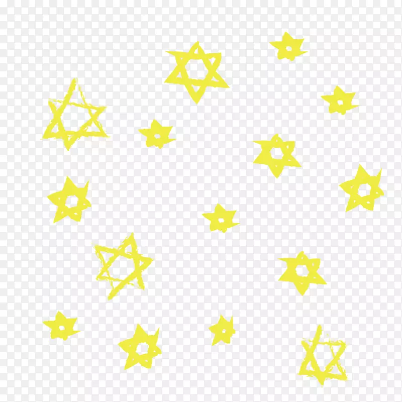 文字插图手写体闪烁，小星星图像-东方星斑