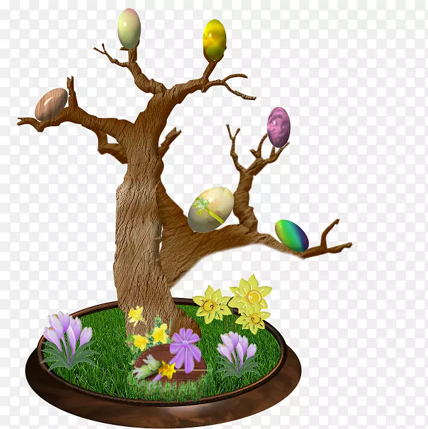 复活节兔子绘画形象复活
