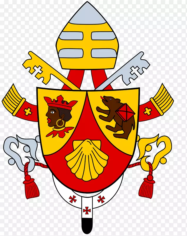 梵蒂冈城教皇军徽教皇本笃十六世