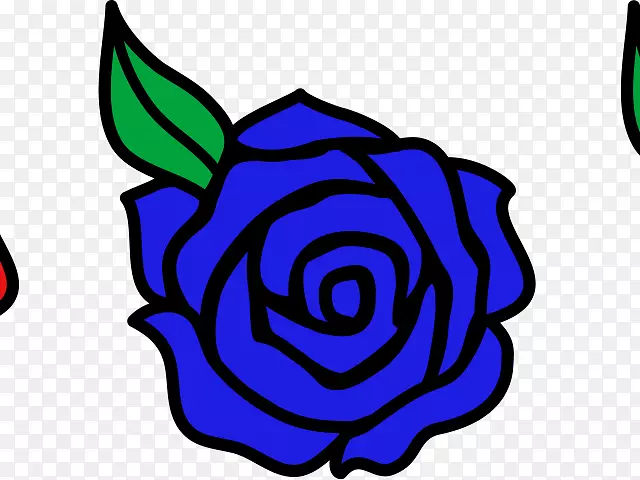 剪贴画图片蓝色玫瑰png图片绘图.紫色玫瑰花束