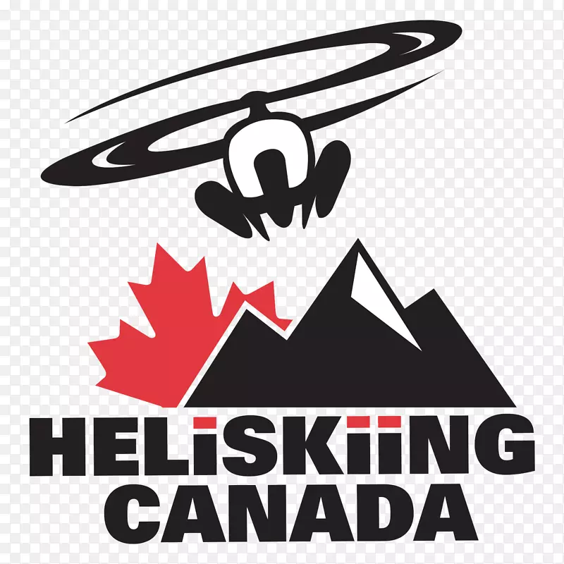 徽标heliskiing品牌字体绘图-heliskiing Kanada