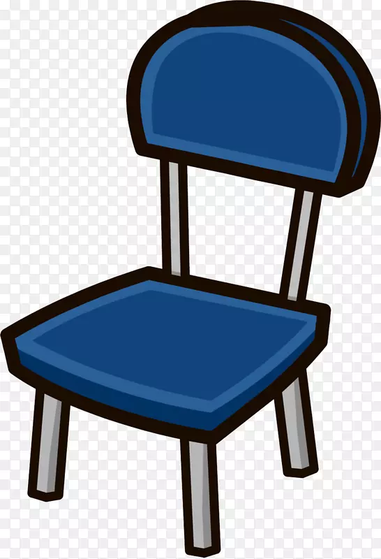 企鹅俱乐部Eames躺椅剪贴画桌椅