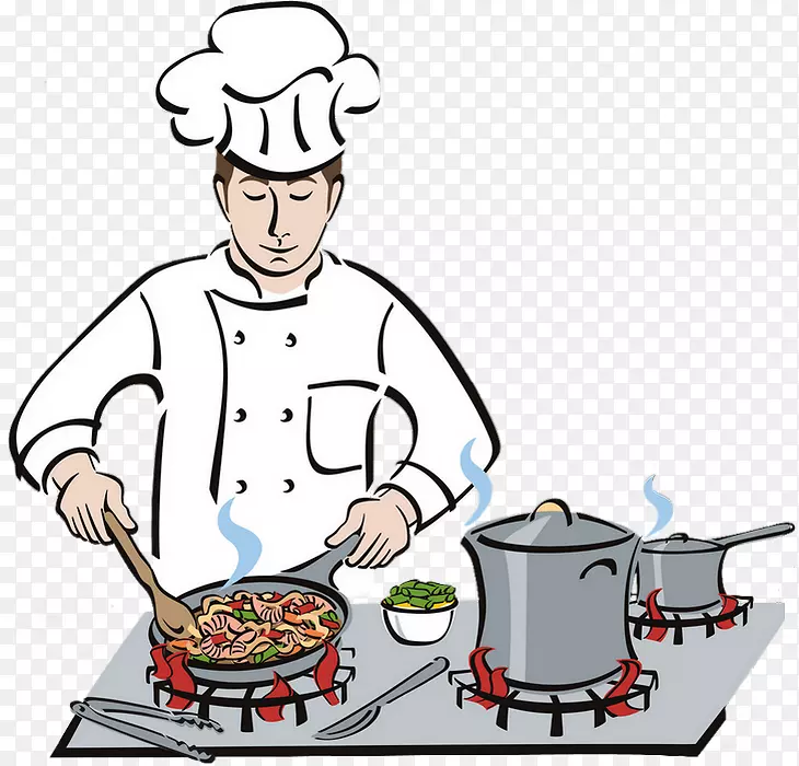 厨师烹饪剪贴画厨房图形.烹饪