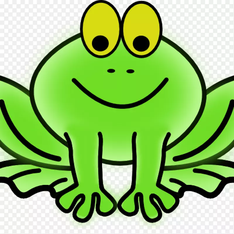 青蛙夹艺术卡通形象两栖动物-青蛙