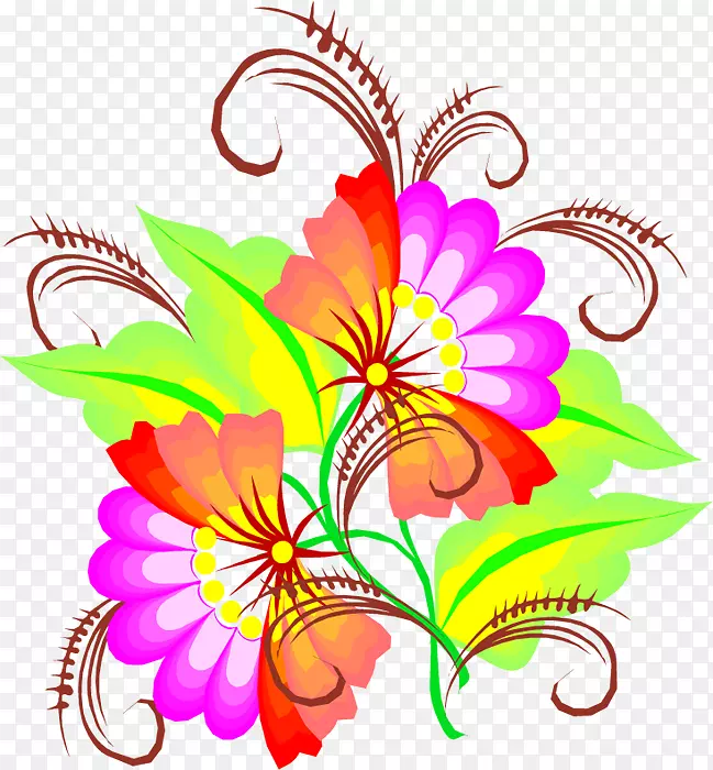 剪贴画png图片切花PSD-花