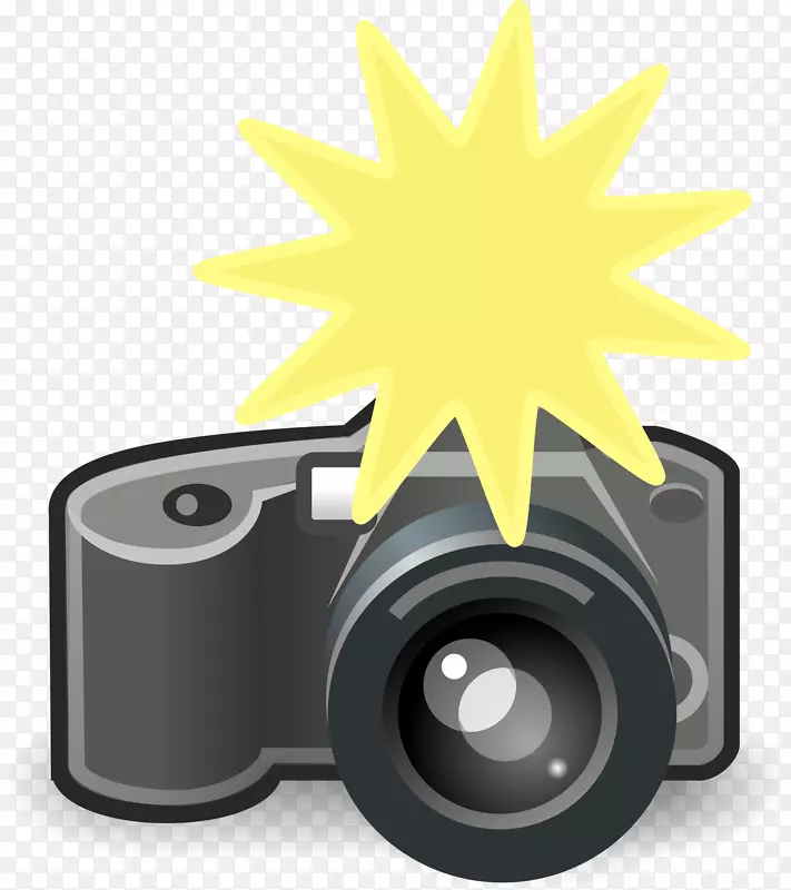 剪贴画开放式数码相机单镜头反射式照相机