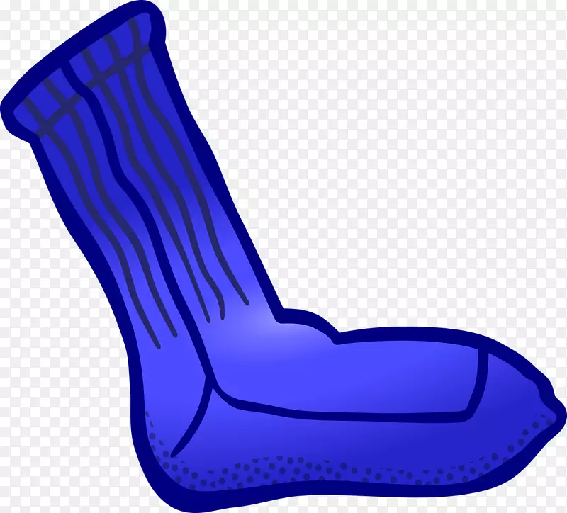 剪贴画紫色袜子.电子书服装开放部分-衣服线上的袜子