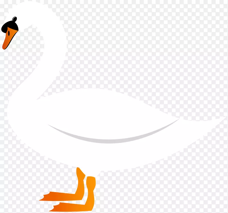 鸭夹艺术标志品牌线-鸭