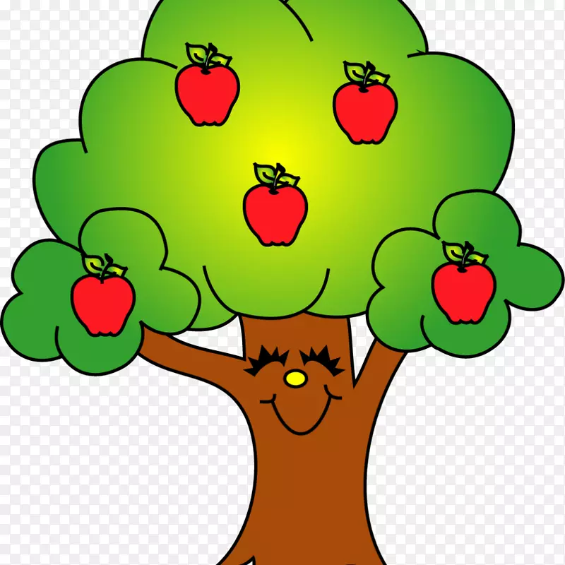 剪贴画开放式苹果免费内容果园-苹果