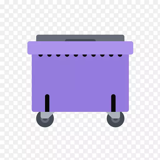 产品设计紫线垃圾箱