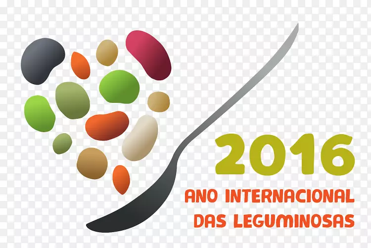 国际豆类年标志品牌产品字体