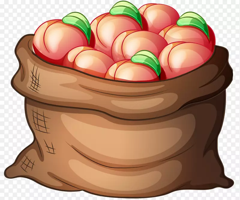 剪贴画图形插图水果-苹果
