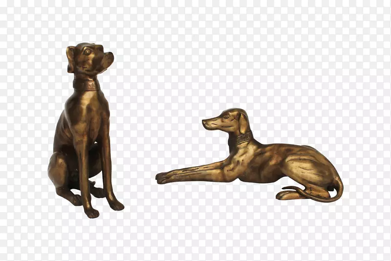犬种青铜雕塑