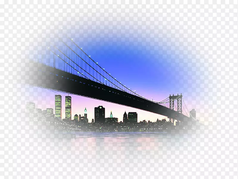 曼哈顿桥布鲁克林大桥图片画布照片