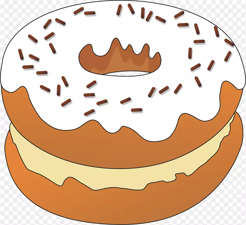 甜甜圈甜点食品剪辑艺术形象