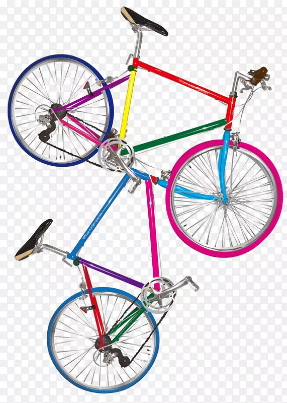 自行车架，自行车车轮，自行车鞍座，道路自行车