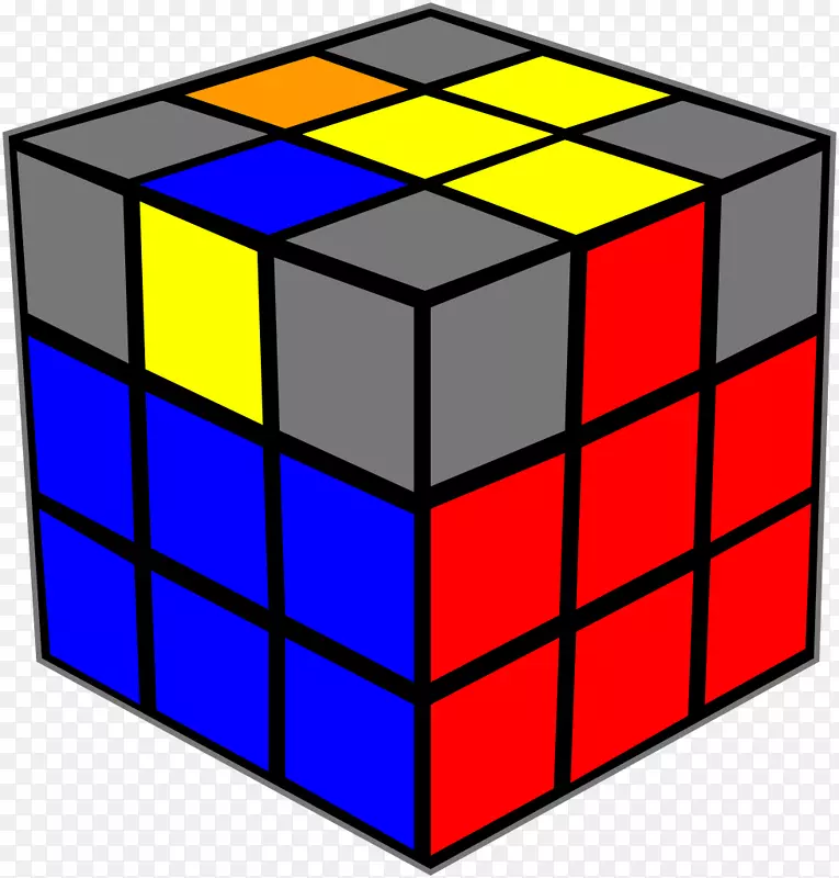 Rubik的立方体png图片拼图CFOP方法-多维数据集