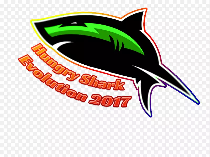 徽标插图图形设计剪贴画汽车-愤怒的鲨鱼