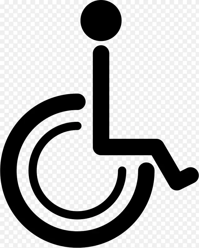残疾计算机图标图形国际存取符号