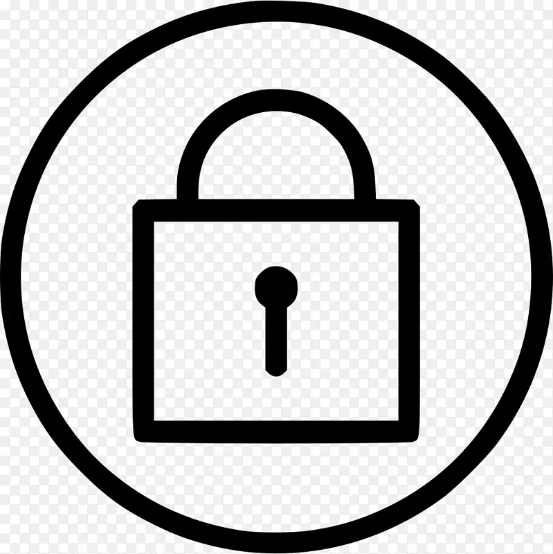 锁定计算机图标可伸缩图形安全性.挂锁