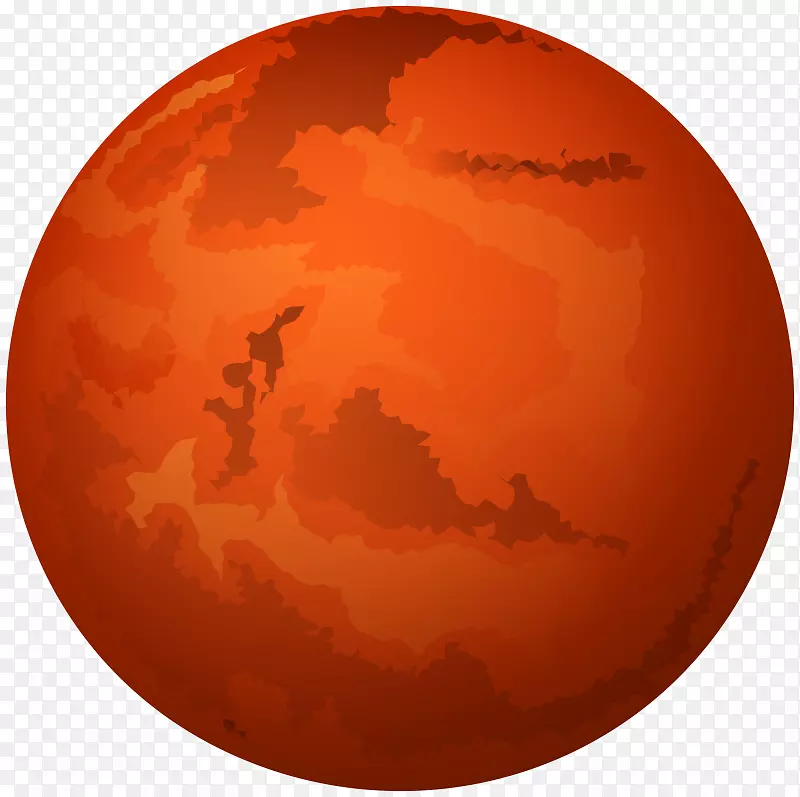 火星表面彩色剪贴画行星漫游者-行星