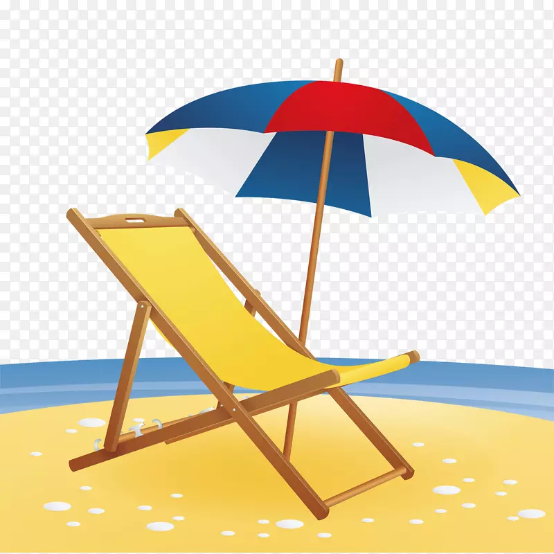 沙滩图像椅子图形设计-海滩酒吧