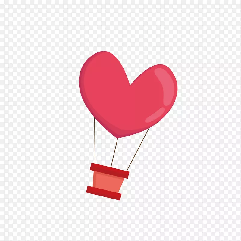 情人节礼物-热气球图案